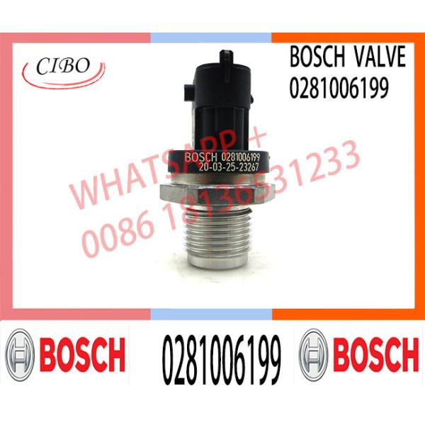 Regulador de bomba de combustible de válvula de control de presión de riel común DRV nuevo y genuino 0281006199 para Fiat / 5801483105