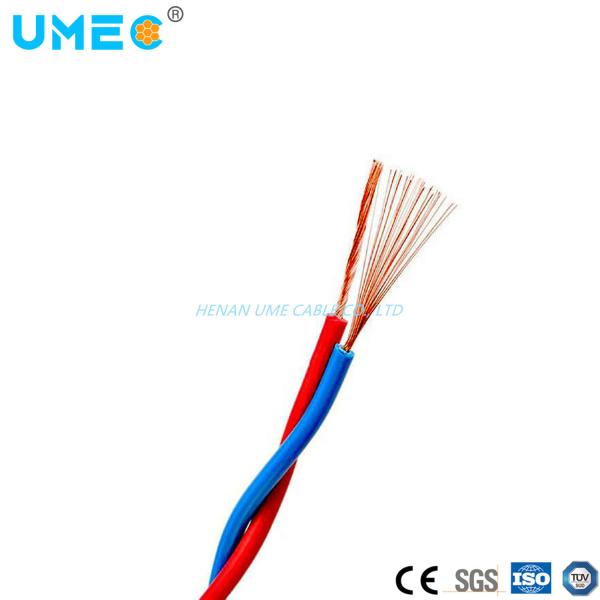 2 Núcleo 0,5 0,75 1,0 1,5 2,5 mm2 Rvs Condutor de cobre PVC par torcido Flexível