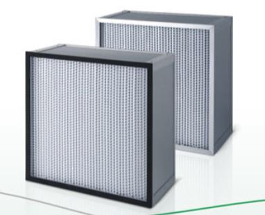 High Dust Capture Capacity Deep-Pleat HEPA Filter Good Air Flow Penetrationuniformity