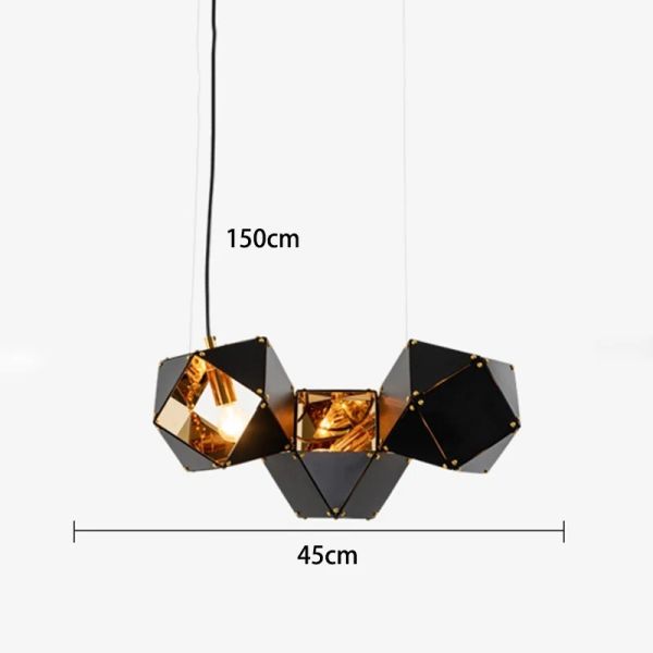 Modern home decor led lights pendant light lamps Riddle Linear Suspension（WH-AP-628）