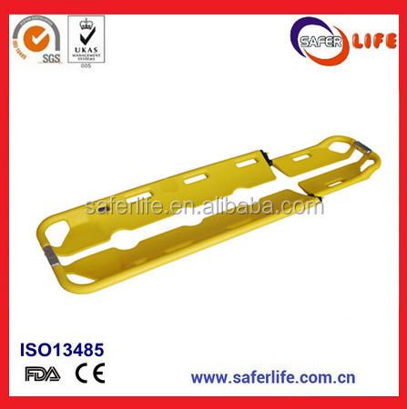 HOT SALE SCOOP STRETCHER, AMBULANCE CHAIR STRETCHER EMERGENCY CANVAS STRETCHER FOR NURSE,AMBULANCE, STADIUM