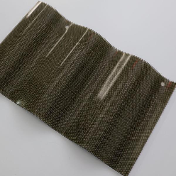 Curved Photovoltaic Solar Panel Tile Roof For Sustainable Building Solutions