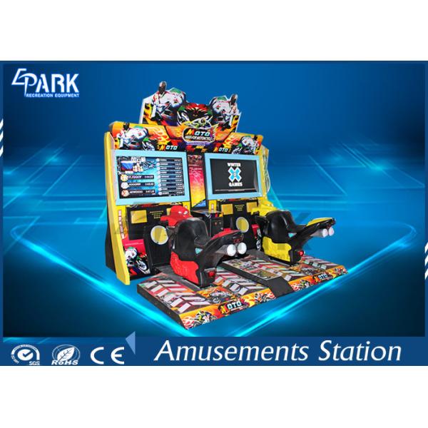 Double Connection Racing Game Simulator Need for motorcycle