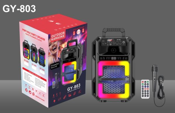 Wireless HiFi Portable Party Speaker Durable Design Sound And Vibrant Lighting For Unforgettable Events And Gatherings