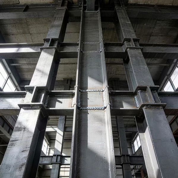 Hot Dip Galvanizing Steel Building Supports Reusable Customizable