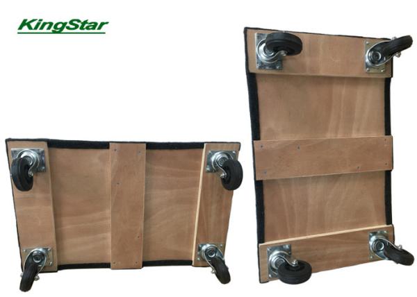 Carpeted heavy duty Wooden Furniture Dolly Mover Trolley lift 450kg Removal Trolley With Hard PVC Wheel 30x18 Inch