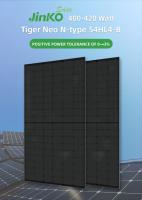 400W 405W 410W 415W Jinko Modules photovoltaïques Tiger Neo N Type monocristallin entièrement noir