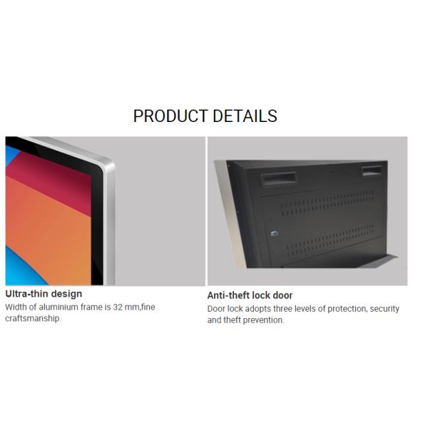 55'' 1.5GHz LCD Digital Signage Display Multifunctional Rotating Videos