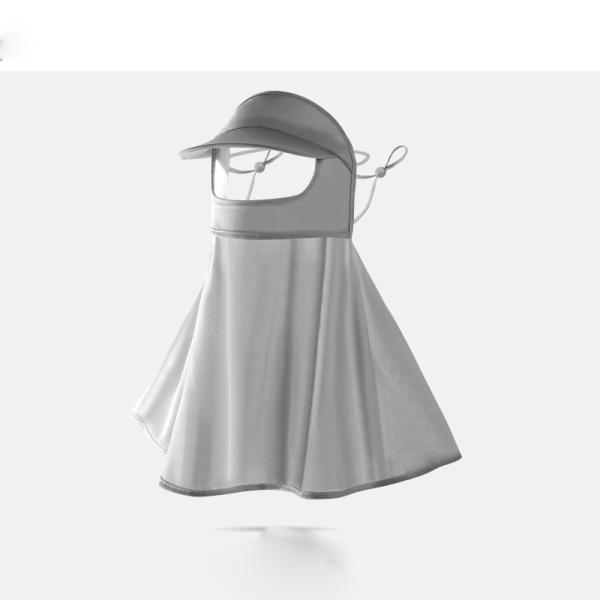 CLASSIC Design Style Outdoor Sunhat with Face Mask Breathable Beach Ladies Visor Hat