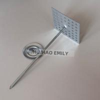 Système HVAC Accessoires matériels Isolation épingles à clous avec base perforée