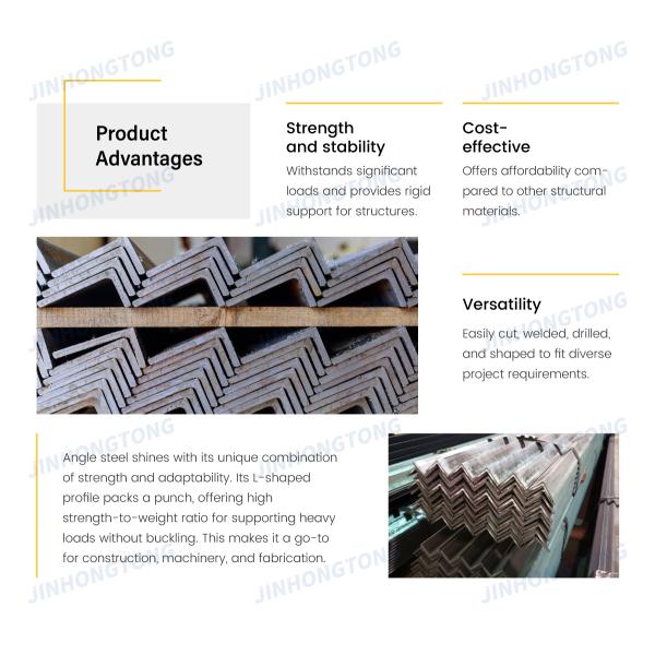 Angle Steel Astm A36 A53 Q235 Q345 Carbon Equal Angle Steel Galvanized Iron L Shape Mild Steel Angle Bar