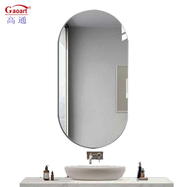 Large Simple Bathroom Mirror with Huge Unbreakable Sheet and Modern Design Wall Body