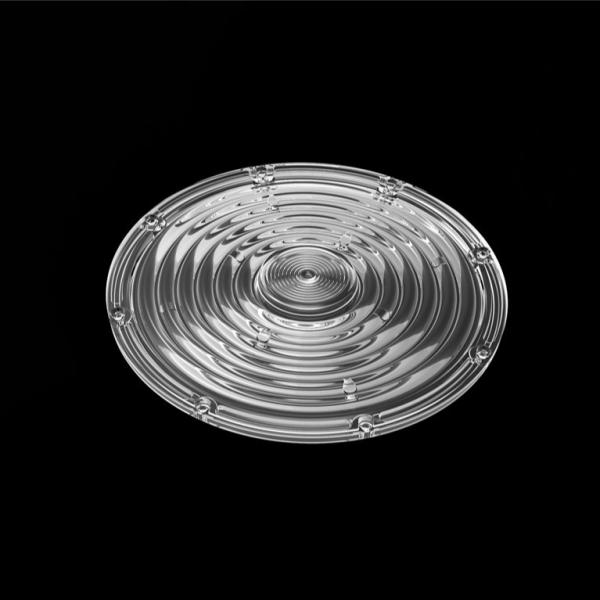 φ206mm Lentilles de remplacement à LED à haute puissance à 60 degrés pour les lumières UFO Highbay