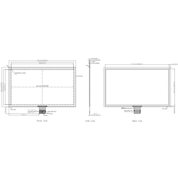 32 Inch Projected Capacitive Touch Panel Large Touch Screen Display TFT