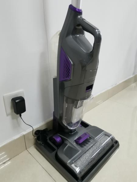 Limpador de vácuo seco e úmido de piso sem fio Limpador de piso portátil portátil 250W Alimentado por bateria