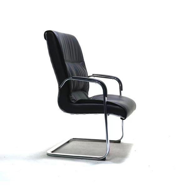 Staff High Back 3 in 1 Ergonomic Office Chair Adjustable Waiting Area Black Sofa
