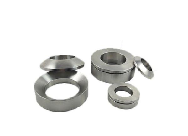 M6 - M48 Galvanized Steel Spherical Washer , Conical Seat Washer DIN 6319