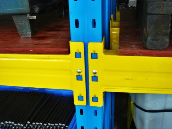 Blue / Orange Multi Level Heavy Duty Pallet Racking With Cold Rolling Steel
