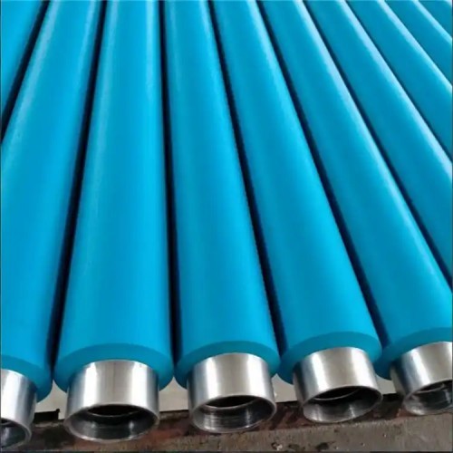3000m/Min Industrial Rubber Roller Carbon Steel Printing Rubber Roller