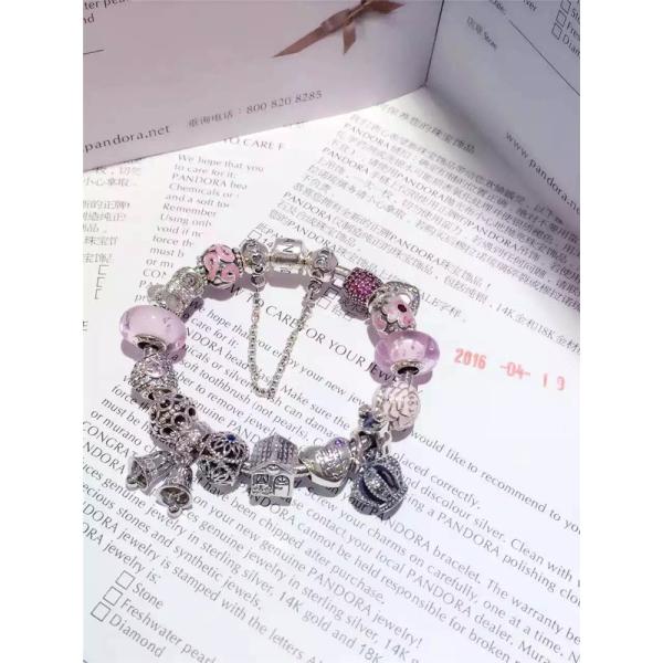 Jsely Hand Made Bead Bracelet in 925 Sterling Silver with Precious Gem Stone Fashion Jewelry