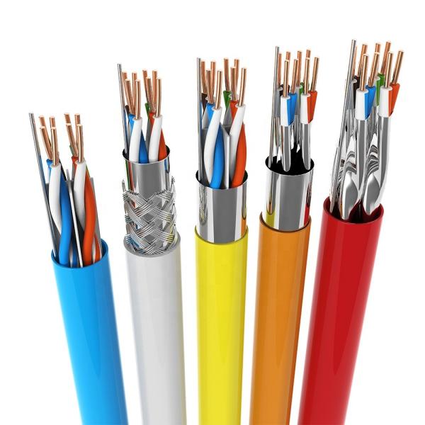 Ethernet Lan Cable For Computer exterior do revestimento de PVC 1000ft