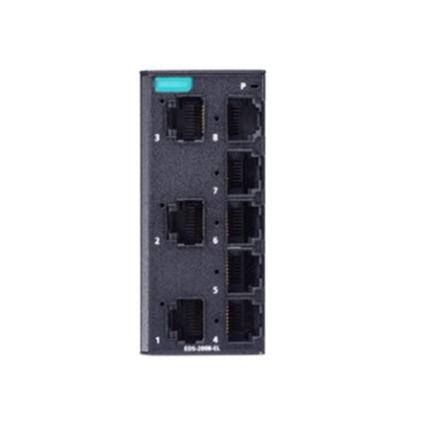 MOXA EDS-2008-EL 8-port Unmanaged Ethernet Switch for Industrial Automation Solutions
