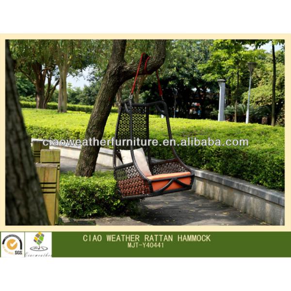 Outdoor Playground Swing Set With Modern Rattan Luxury Swing for Children Aged 8 Years