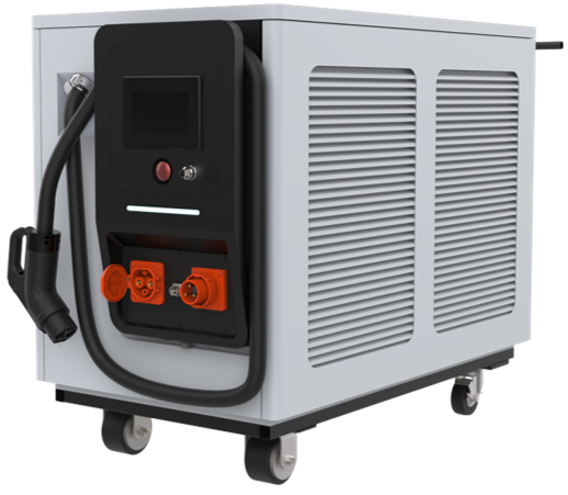 100kWH Mobile Energy Storage EV Charging Station FlexCharge Mobile ESS Charging Hub