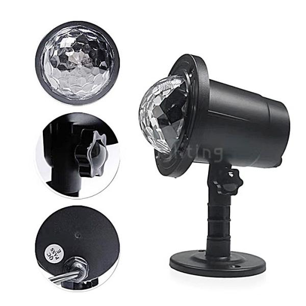 Outdoor IP65 Christmas RGBW infinite mixed color LED lawn magic ball light