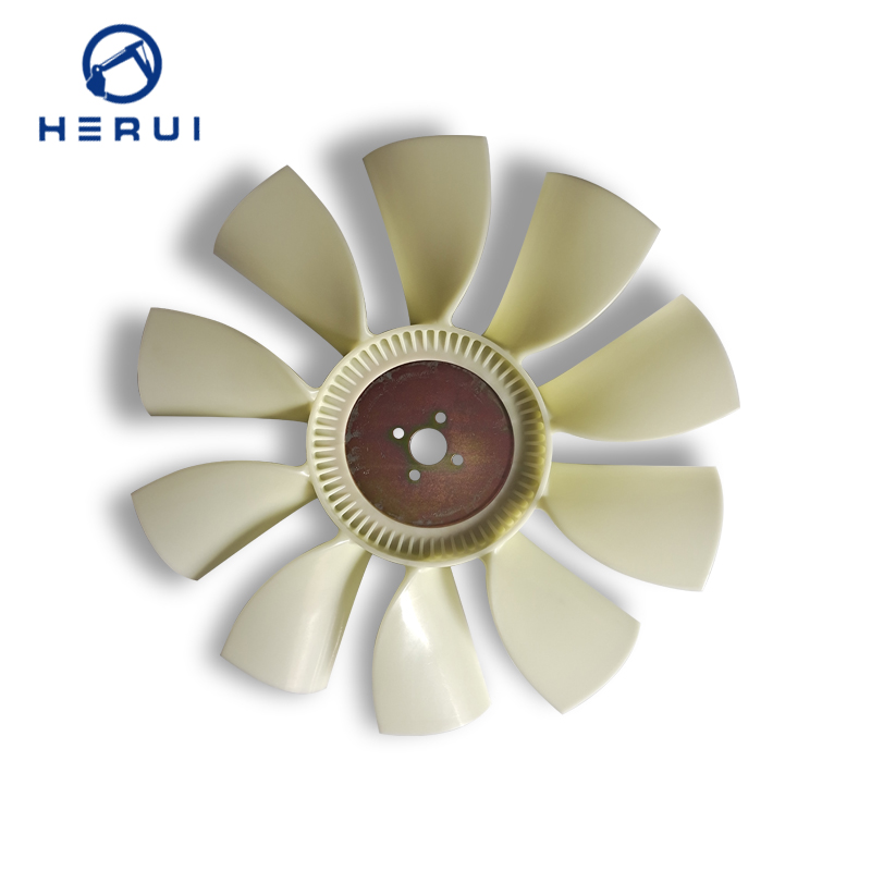 Excavator Parts 3166 Fan Blade 4 Holes 10 Blades Cooling Fan for  E320B