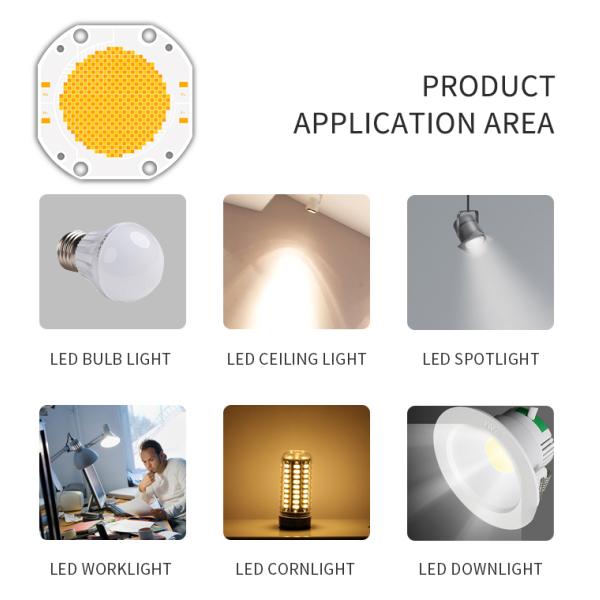 600w + 600w Двухцветный Cob Led Chip 7575 Снижаемый 2700-6500k 54v 60v Для фотографии