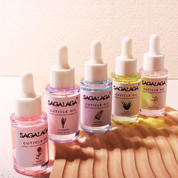 Flavor Fruit Fragrance Cuticle Oil 20ml Bottle Custom Logo Hydrating Moisturizing and Strengthening Nails Care Products