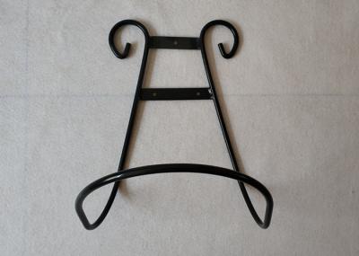 Outdoor Black Wall Mounted Hose Holder High Strength 30kg High Capacity