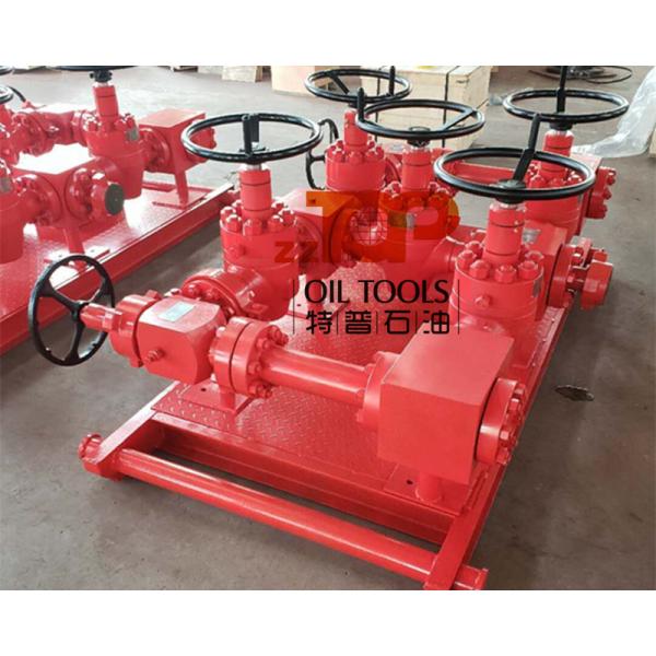 Части коллектора дросселя Wellhead газа ограничивают & убивают коллектор хорошо испытывая для контроля