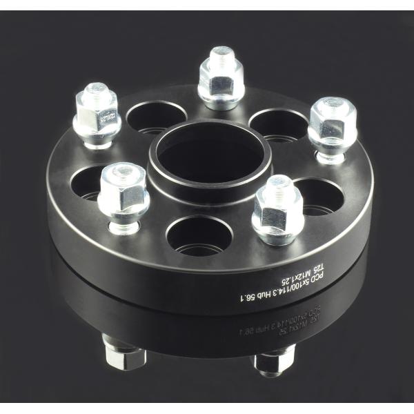 25mm Forged Aluminum Billet Hub Centric Wheel Spacer Adapter for SUBARU Bolt Pattern 5x100 to 5x114.3