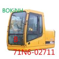 parabrisas de cristal de la posición de abajo B de 71N6-02711 HYUNDAI Front Glass Excavator Cab Tempered