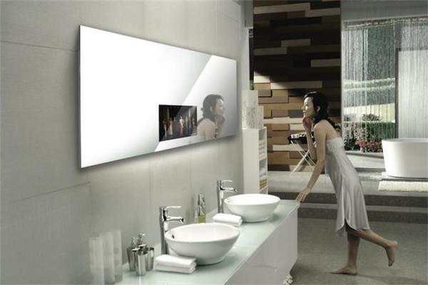 43 Inch Motion Sensor Wall Mount LCD Display Magic Mirror Lcd Advertising Screen
