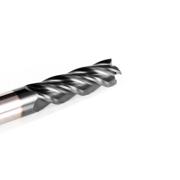 Solid Carbide Micro Diameter End Mill 4 Flutes HRC 58 Degree For Milling Tools