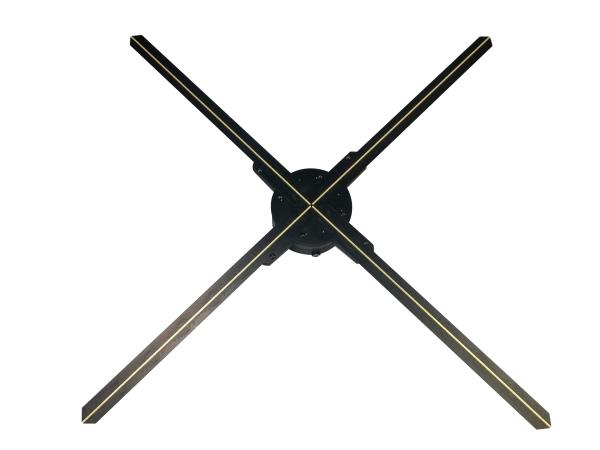 4 Blades 65cm 2000cd 3D Advertising Fan With Cover Protection