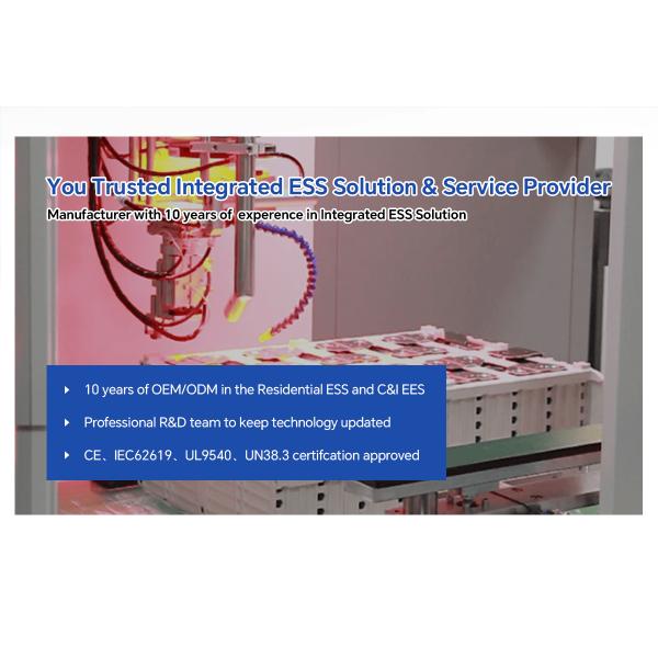 Hua Power 1C 1MW 1.1MWh Батарея для охлаждения воздухом Контейнер BESS Интегрированное решение ESS Система хранения батареи солнечной энергии