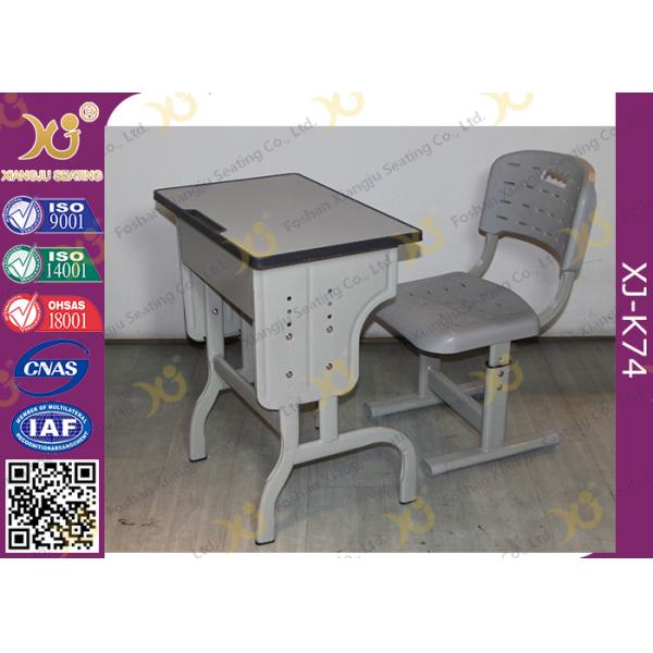 Durable School Desk And Chair for Kids Study , Plywood Desk Top With PVC Edge