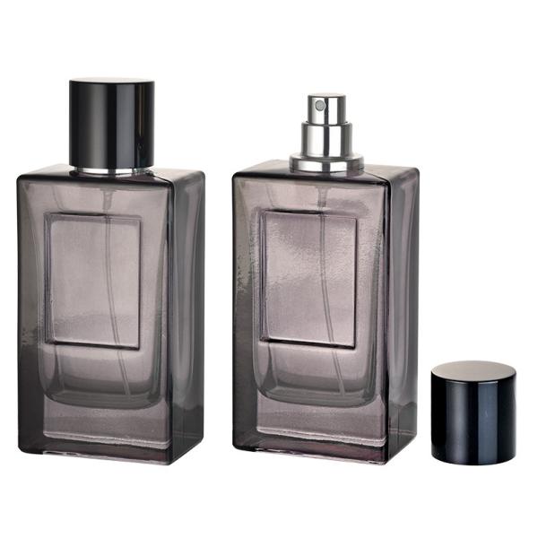Elegant Custom Perfume Glass Bottle Luxury Perfume Bottle Stylish Shape With Crimp Spray Pump