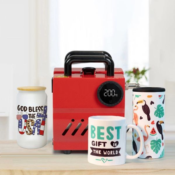 Portable Mini Sublimation 11oz Coffee Mug Heat Press Hand Cup Heat Press Machine