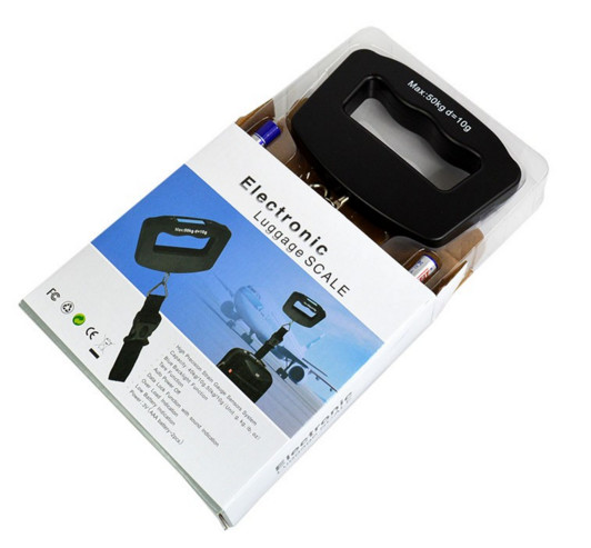 Belt Type Hand Scale For Luggage , ABS Plastic Luggage Measuring Scale