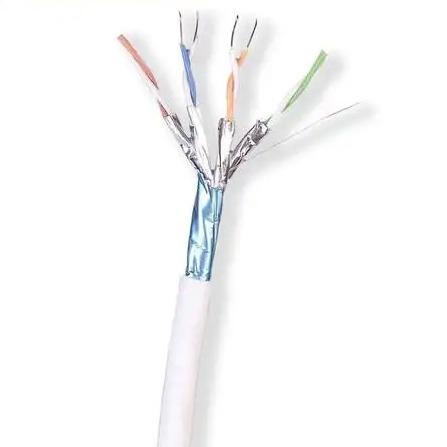 2000 MHz FFTP CAT8 Cable LSZH Jacket Copper Conductor For Stable Data Transmission