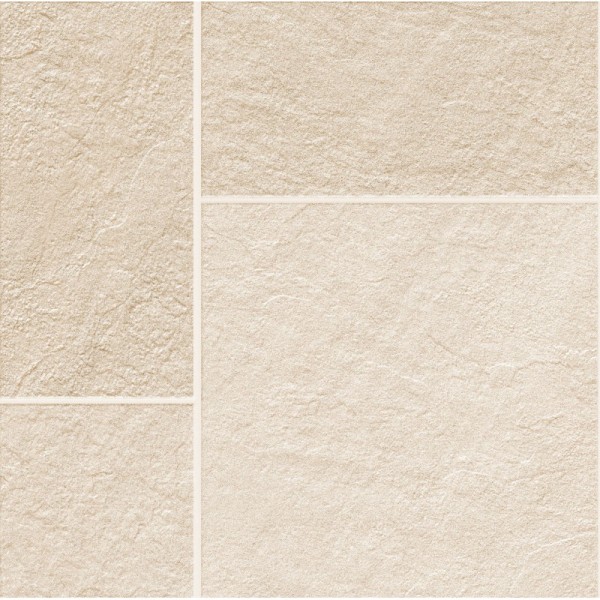Light Yellow Non-Slip 600x600mm Exterior Floor Ceramic Paving Tile Elegant Design For Garden
