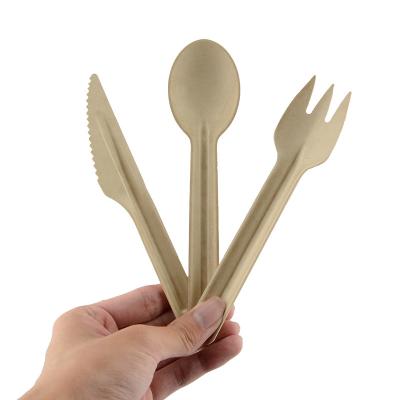 100% Spoon&Knives descartável, afastados biodegradáveis, para o partido do restaurante ou da casa