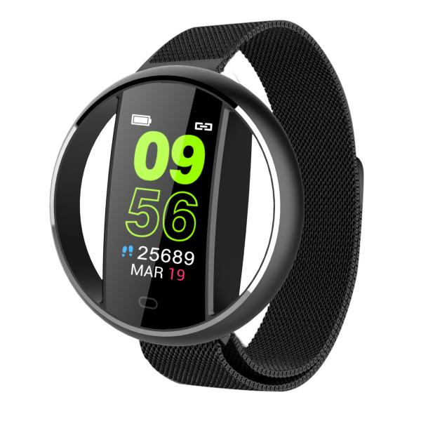 E99-2 Mesh Stainless Steel Band Smart Watch Multifunctional Sport LED Digital Bracelet