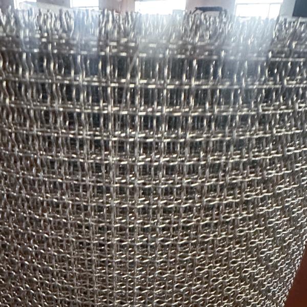 316 le grillage 316L a serti par replis le tamis à mailles d'acier inoxydable