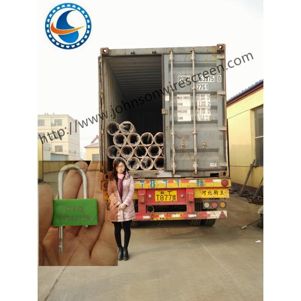 5800mm Length Well Casing Screen , Industrial Water Well Sand Screen